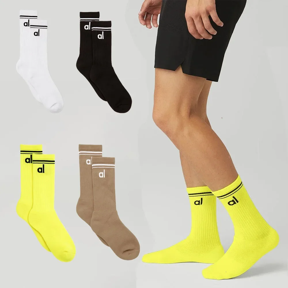 AL YOGA Unisex Half Round Neck Elastic Socks Versatile Mid Length Retro Hat Socks Yoga Fitness Sports Accessories Trendy Socks
AL YOGA Unisex Half Round Neck Elastic Socks Versatile Mid Length Retro Hat Socks Yoga Fitness Sports Accessories Trendy Socks