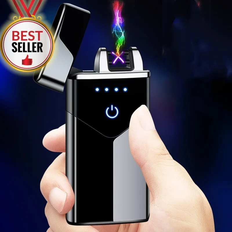 2023 Metal Outdoor Windproof Cross Double Arc USB Quick Charge Lighter Touch Sensor LED Display Power Portable Men's Luxury Gift
2023 Metal Outdoor Windproof Cross Double Arc USB Quick Charge Lighter Touch Sensor LED Display Power Portable Men's Luxury Gift