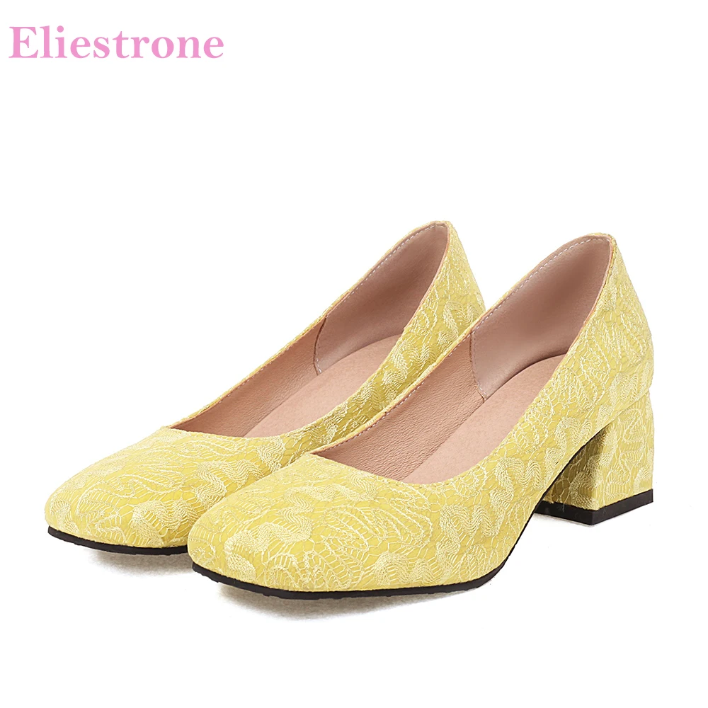 Hot New Comfortable Red Yellow Women Dress Pumps Fashion Med Heels Lady Shoes Plus Small Big Size 30 10 43 46 48
Hot New Comfortable Red Yellow Women Dress Pumps Fashion Med Heels Lady Shoes Plus Small Big Size 30 10 43 46 48