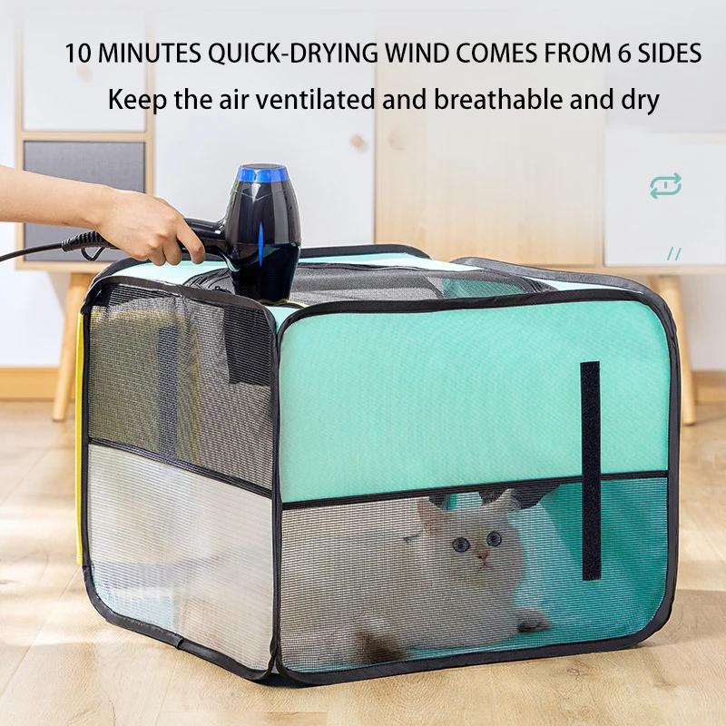 Foldable Strong Pet Dog Cat Drying Box Blowing Hair Dryer Grooming House Bag Pet Dry Room Hands-Free Drying System
Foldable Strong Pet Dog Cat Drying Box Blowing Hair Dryer Grooming House Bag Pet Dry Room Hands-Free Drying System