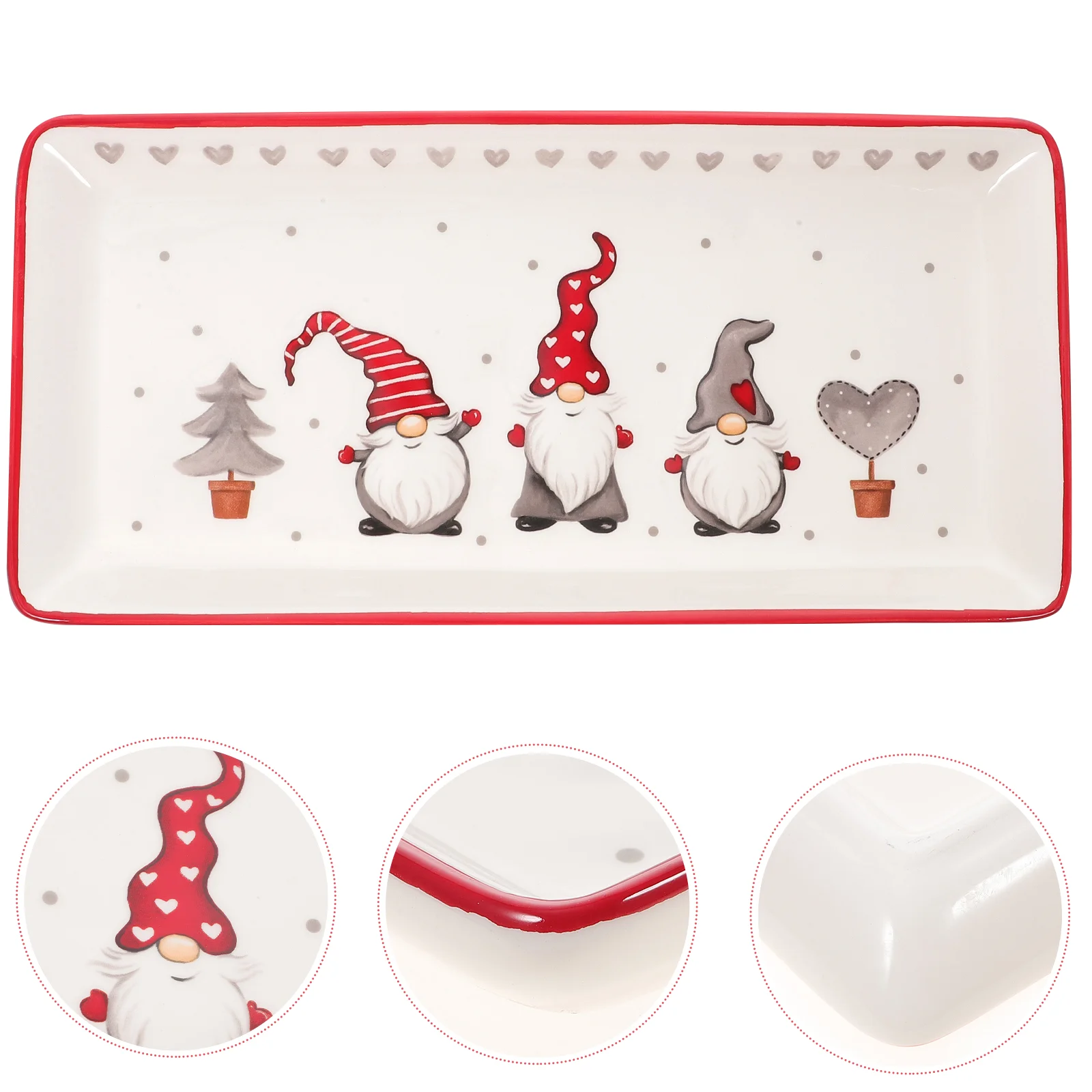 Christmas Steak Plate Ceramic Plates Salad Storage Pasta Food Serving Tray Rectangular Dish Dessert
Christmas Steak Plate Ceramic Plates Salad Storage Pasta Food Serving Tray Rectangular Dish Dessert