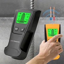 3 In 1 Metal Detector Find Metal Wood Studs AC Voltage Live Wire Detect Wall Scanner Electric Box Finder Wall Detector with LCD
3 In 1 Metal Detector Find Metal Wood Studs AC Voltage Live Wire Detect Wall Scanner Electric Box Finder Wall Detector with LCD