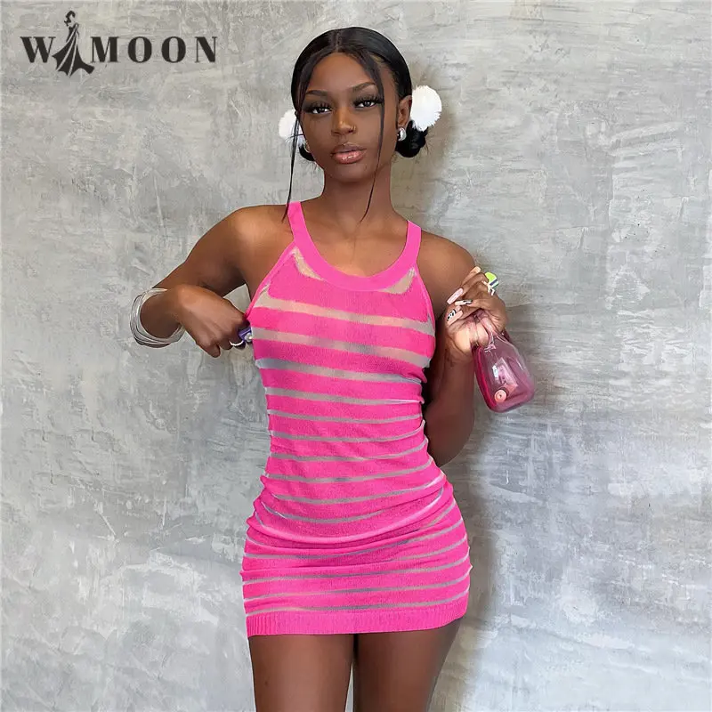 Y2k See Through Knit Sexy Mini Dresses Sleeveless Body-shape Fashion Dresses Off Shoulder Summer Party Clubwear Vacation Outfits
Y2k See Through Knit Sexy Mini Dresses Sleeveless Body-shape Fashion Dresses Off Shoulder Summer Party Clubwear Vacation Outfits