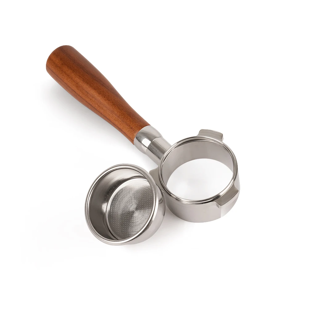 Coffee Bottomless Naked Portafilter 54MM Filter Holder Barista Espresso Handle Soild Wood For Breville Cafe Machine Accessories
Coffee Bottomless Naked Portafilter 54MM Filter Holder Barista Espresso Handle Soild Wood For Breville Cafe Machine Accessories