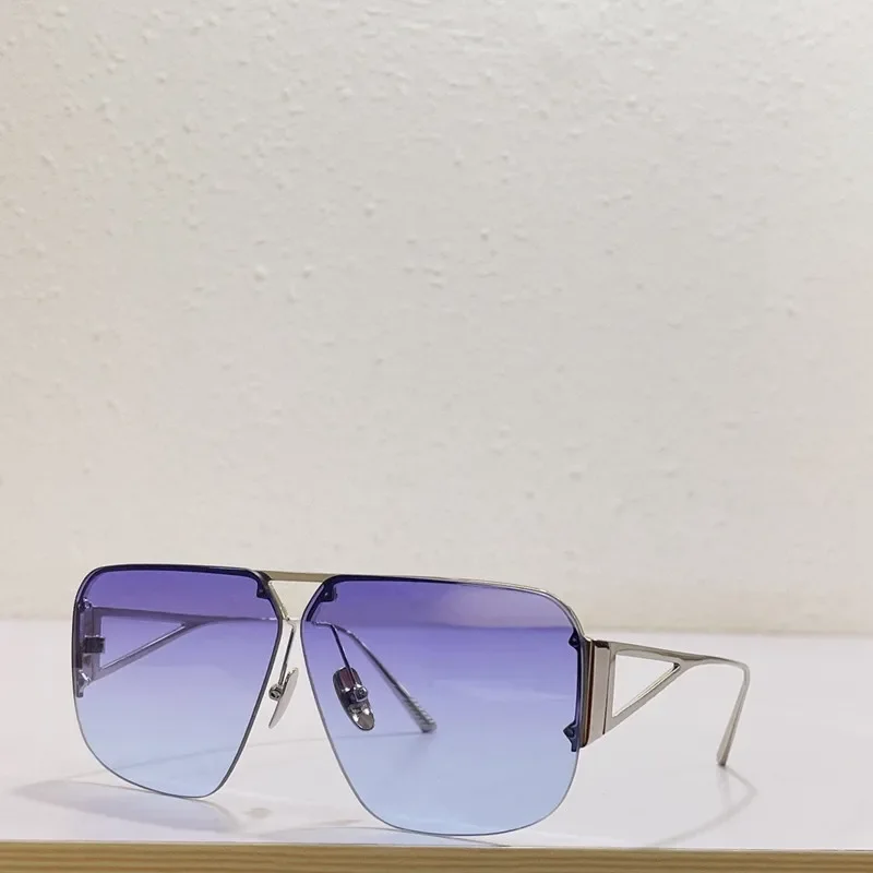 

Purple BV1065S Frame Pilot Polarizing Sunglasses Durable Unisex Steampunk Acetate Cool Eyewear Women Men Luxury Brand Summer