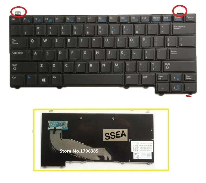 Новая английская Клавиатура США для Dell Latitude E5440, клавиатура 0Y4H14 без указателя, без подсветки
Новая английская Клавиатура США для Dell Latitude E5440, клавиатура 0Y4H14 без указателя, без подсветки