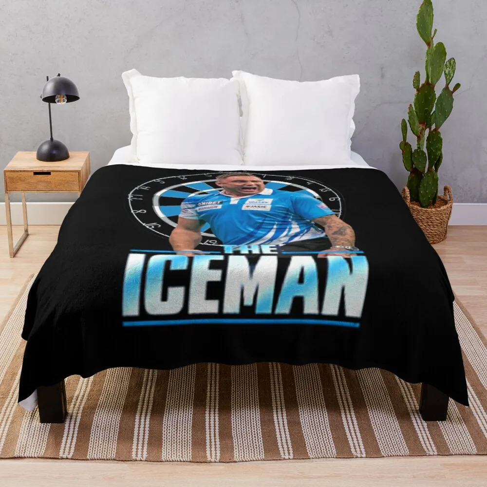 

Gerwyn price Darts -Wales The Iceman Darts PDC 2022- the ice man Gerwyn price Throw Blanket Luxury Blanket Blankets For Sofa