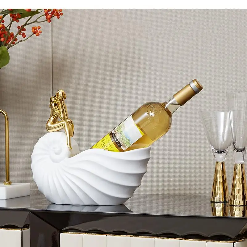 European Style Light Luxury Resin Storage Decoration Creative Wine Rack Decorating Modern Living Room Decoration Accessories
European Style Light Luxury Resin Storage Decoration Creative Wine Rack Decorating Modern Living Room Decoration Accessories