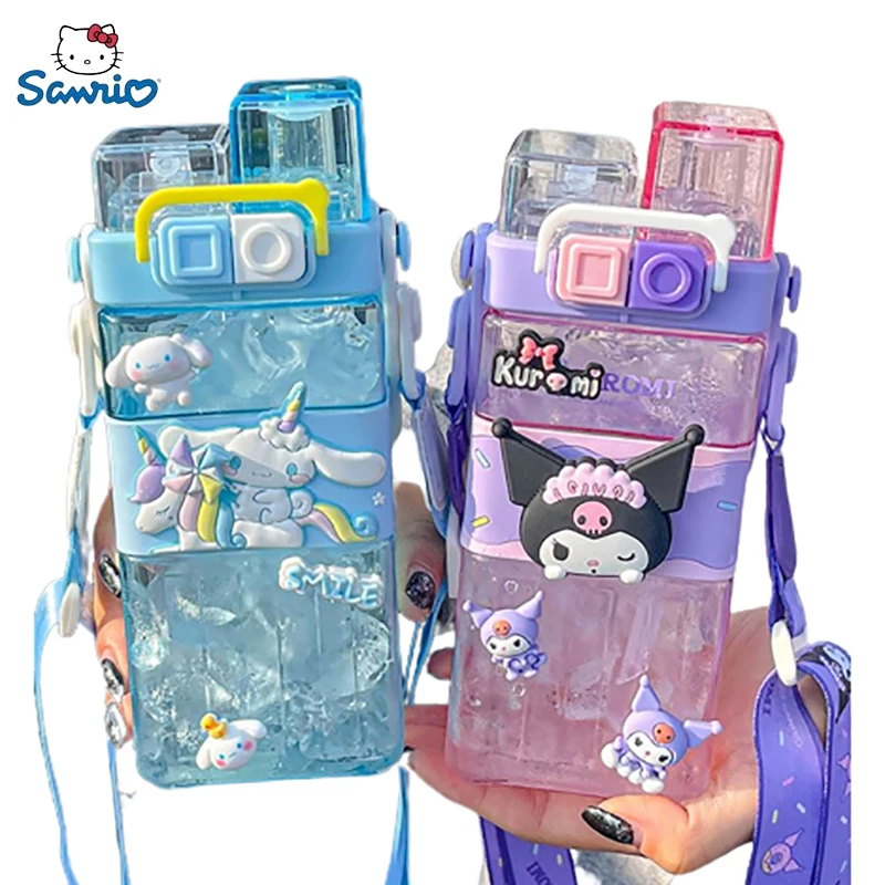 Новые Kawaii Sanrioed бутылки для воды милый аниме Cinnamoroll Kuromi мультфильм портативная чашка 520 мл бутылка подарок для детей мальчиков девочек подарок 
Новые Kawaii Sanrioed бутылки для воды милый аниме Cinnamoroll Kuromi мультфильм портативная чашка 520 мл бутылка подарок для детей мальчиков девочек подарок