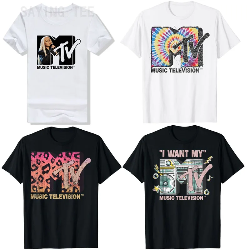 MTV I Want My Retro Boombox Graphic T-Shirt Singing Lover Singer Tees Leopard Print MTV Rainbow Tie Dye Spiral Gradient Clothes
MTV I Want My Retro Boombox Graphic T-Shirt Singing Lover Singer Tees Leopard Print MTV Rainbow Tie Dye Spiral Gradient Clothes