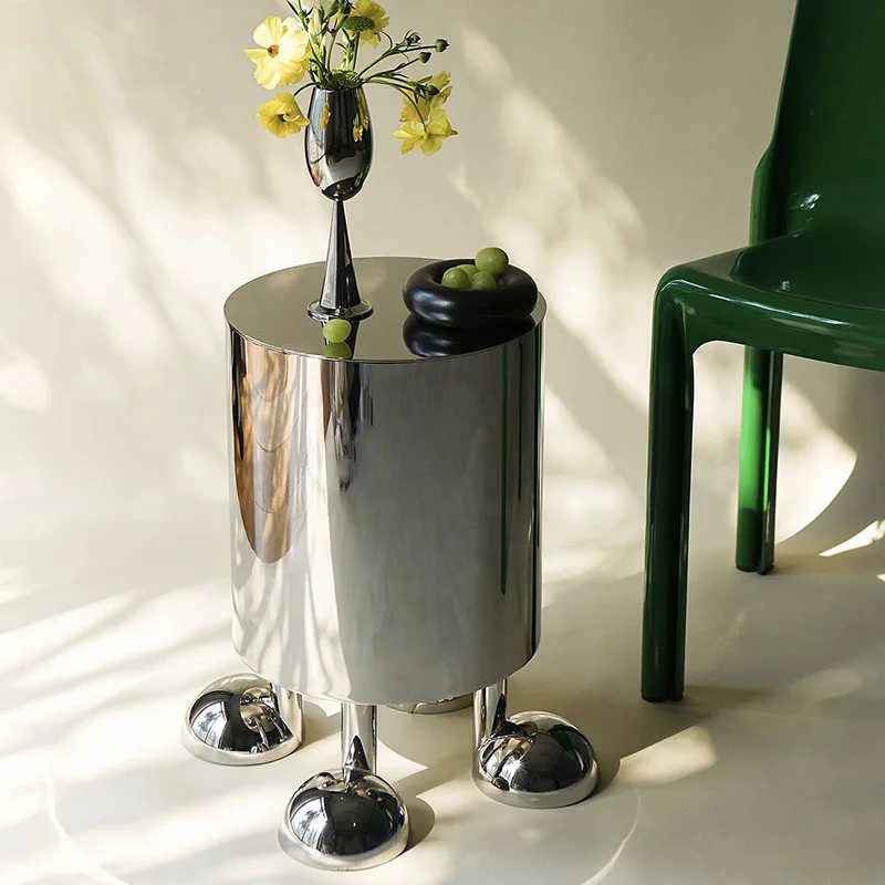 Журнальный столик для гостиной Nordic End Table, чайные столы из нержавеющей стали, современный круглый креативный боковой столик, дизайнерская мебель для хранения
Журнальный столик для гостиной Nordic End Table, чайные столы из нержавеющей стали, современный круглый креативный боковой столик, дизайнерская мебель для хранения