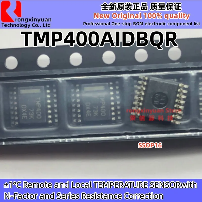 TMP400AIDBQR TMP400AIDBQT TMP400AIDBQ TMP400 фонарь ± 1 °C удаленный и локальный датчик температуры, новинка 100%, оригинал
TMP400AIDBQR TMP400AIDBQT TMP400AIDBQ TMP400 фонарь ± 1 °C удаленный и локальный датчик температуры, новинка 100%, оригинал