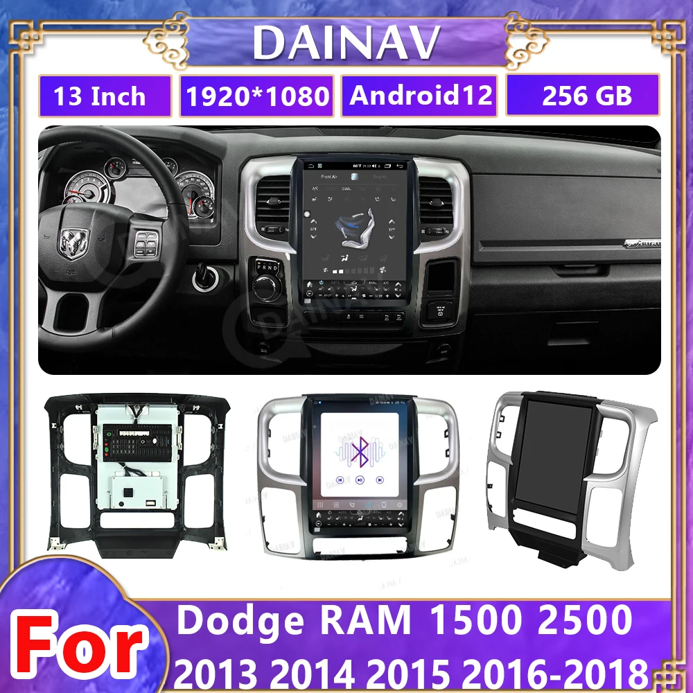 Автомагнитола для Dodge RAM 1500 2500 2013 2014 2015-2018 в стиле Tesla, Android, автомобильный сенсорный экран, стерео навигация, Carplay, мультимедиа
Автомагнитола для Dodge RAM 1500 2500 2013 2014 2015-2018 в стиле Tesla, Android, автомобильный сенсорный экран, стерео навигация, Carplay, мультимедиа