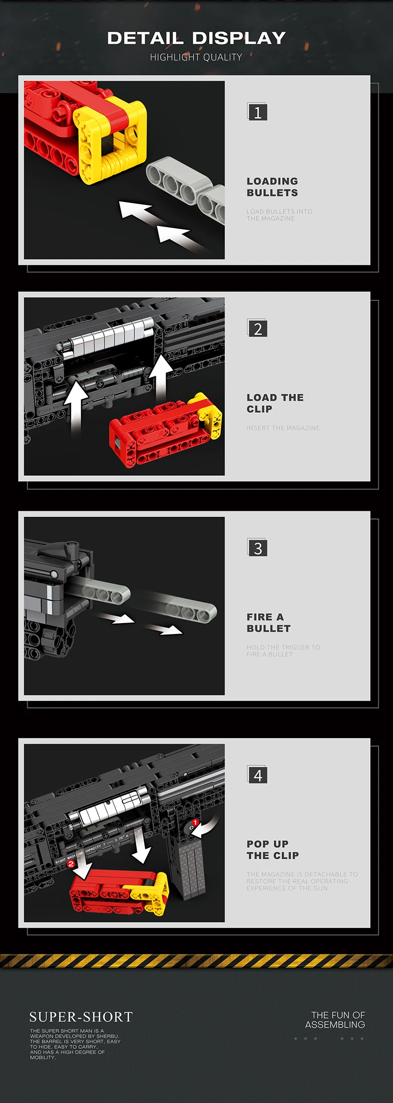 882PCS Military Gun Super Shorty Shotgun Technology Building Block Model Movie Game Weapon Bricks Toys For Kid Christmas Gifts 882PCS Military Gun Super Shorty Shotgun Technology Building Block Model Movie Game Weapon Bricks Toys For Kid Christmas Gifts