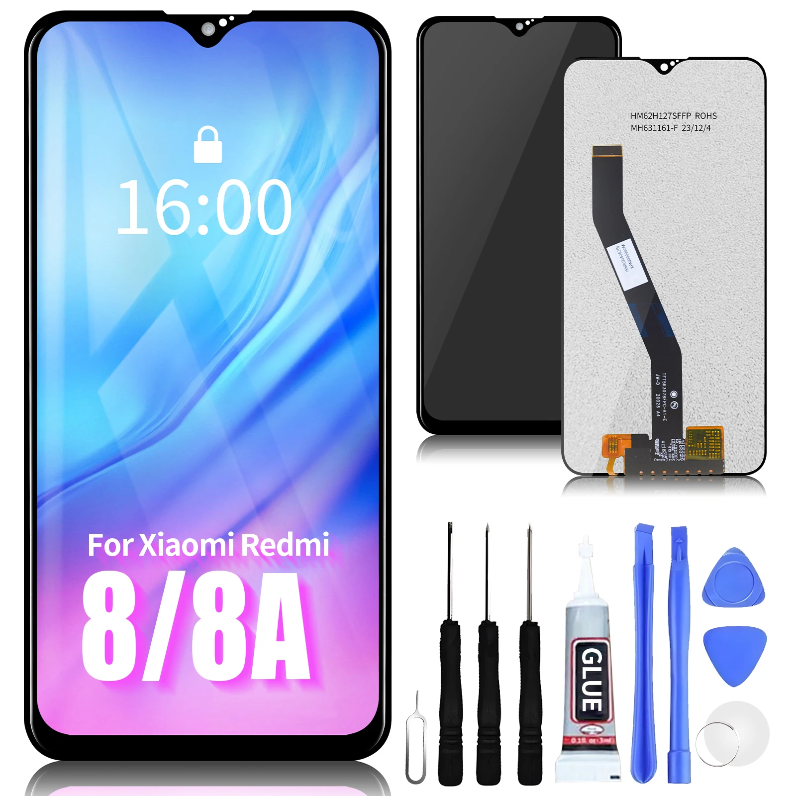 

For Original Xiaomi Redmi 8 LCD Display Touch Screen Digitizer 6.22" Phone LCD Screen Replacement For Redmi 8A Redmi 8A