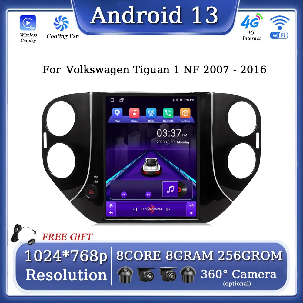 9.7"Screen Car Radio Stereo Android 13 for Volkswagen Tiguan 1NF 2007 -2016 Autoradio Carplay Multimedia Navigation GPS WIFI+4G
9.7"Screen Car Radio Stereo Android 13 for Volkswagen Tiguan 1NF 2007 -2016 Autoradio Carplay Multimedia Navigation GPS WIFI+4G