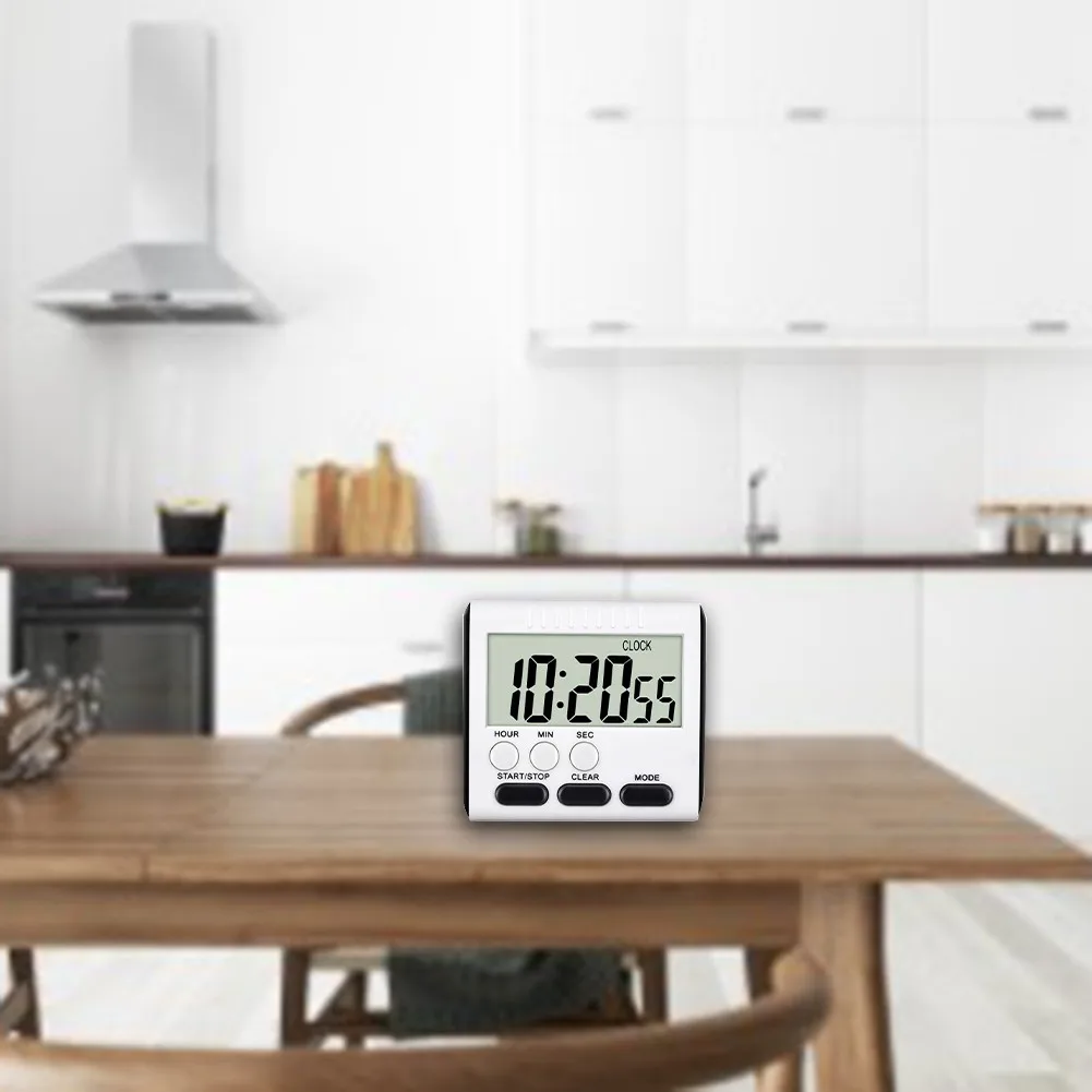Digital Screen Kitchen Timer Large Display Digital Timer Square Cooking Count Up Countdown Alarm Clock Sleep Stopwatch Clock
Digital Screen Kitchen Timer Large Display Digital Timer Square Cooking Count Up Countdown Alarm Clock Sleep Stopwatch Clock