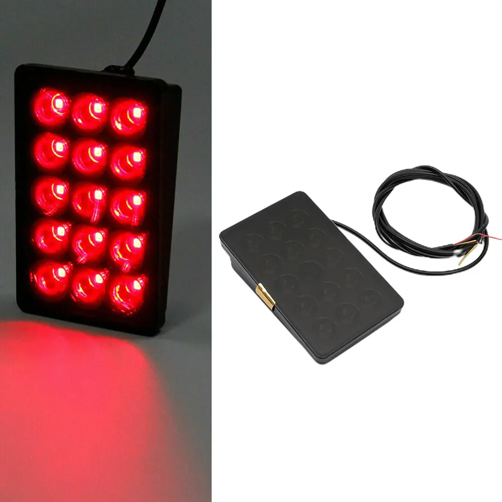 

High Quality For Cars Trucks SUV Trailer LED 3rd Brake Light Motorcycle Accessories Modified Parts Strobe Flashing ABS Plastic