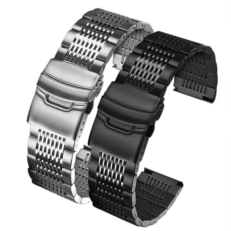Ремешок из нержавеющей стали для Seiko, твердый матовый деловой сетчатый Браслет с пряжкой для дайвинга, 18 20 22 24 мм
Ремешок из нержавеющей стали для Seiko, твердый матовый деловой сетчатый Браслет с пряжкой для дайвинга, 18 20 22 24 мм