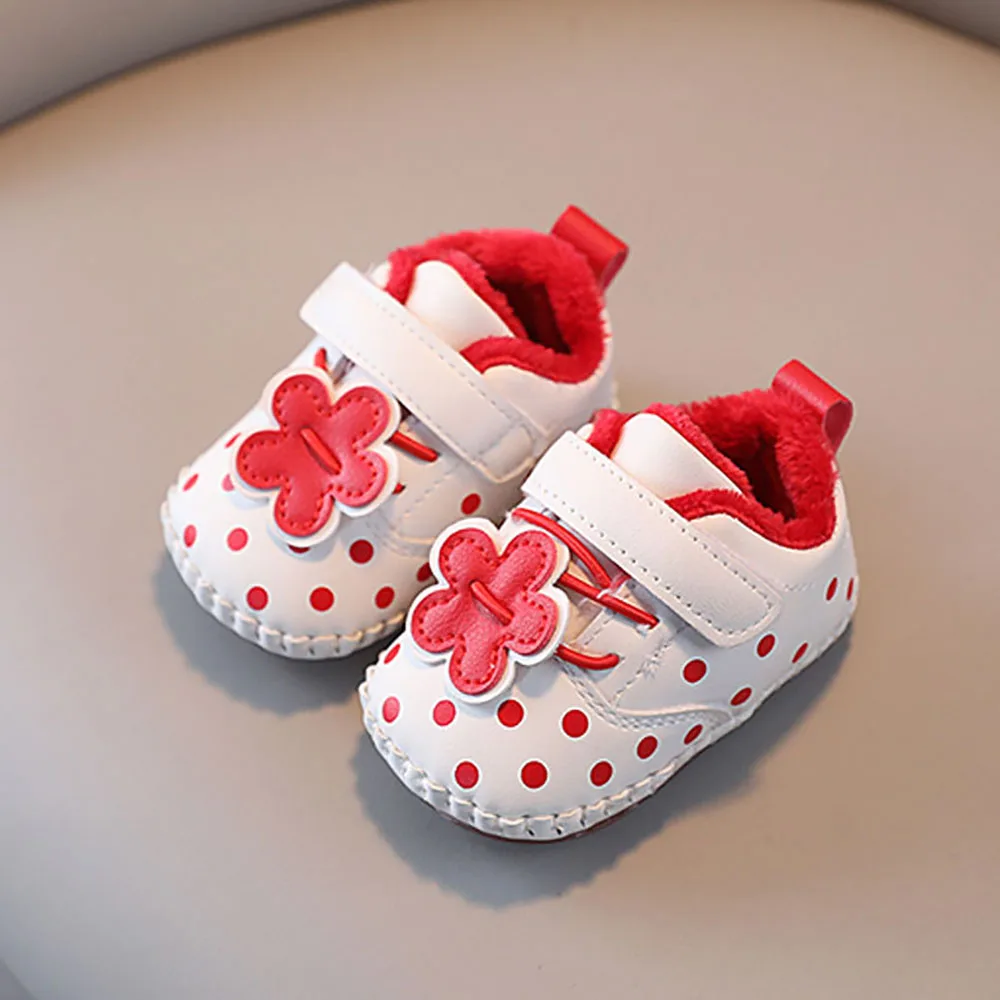 Winter Plush Toddler Shoes For Baby Cute Flower Princess First Step Shoes Faux Fur Velvet Indoor Home Shoes Ergonomics Footwear
Winter Plush Toddler Shoes For Baby Cute Flower Princess First Step Shoes Faux Fur Velvet Indoor Home Shoes Ergonomics Footwear