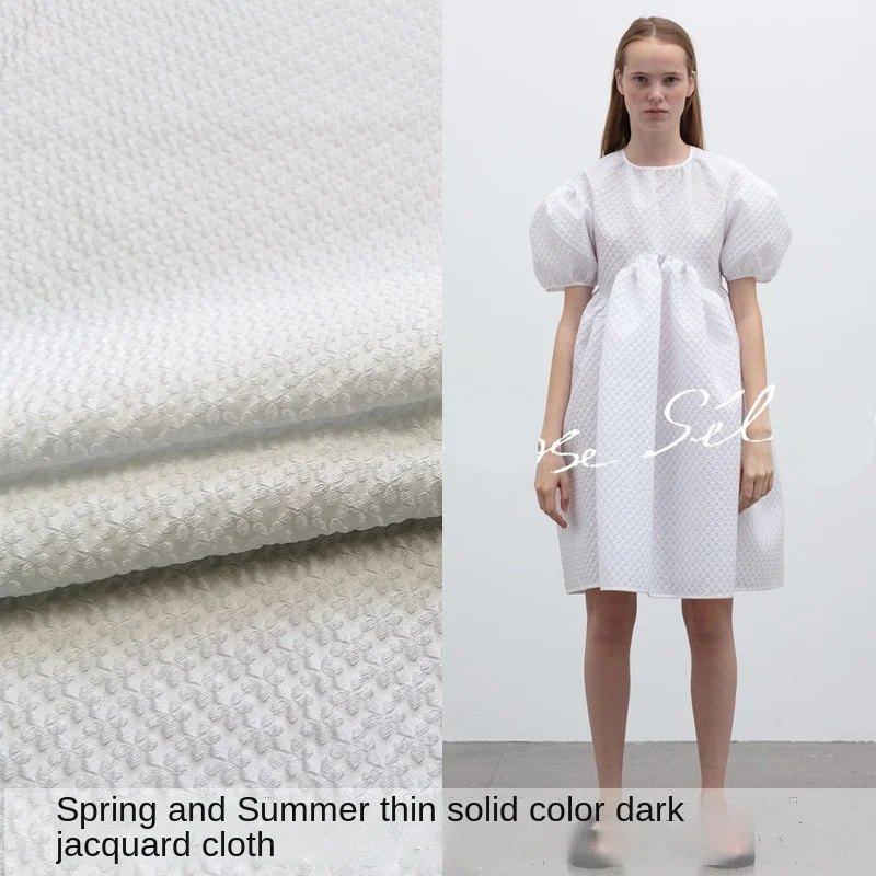 Jacquard Fabric Solid Color Dark Pattern Spring and Summer Thin Dress Material European Women's Wholesale Cloth by Meter
Jacquard Fabric Solid Color Dark Pattern Spring and Summer Thin Dress Material European Women's Wholesale Cloth by Meter
