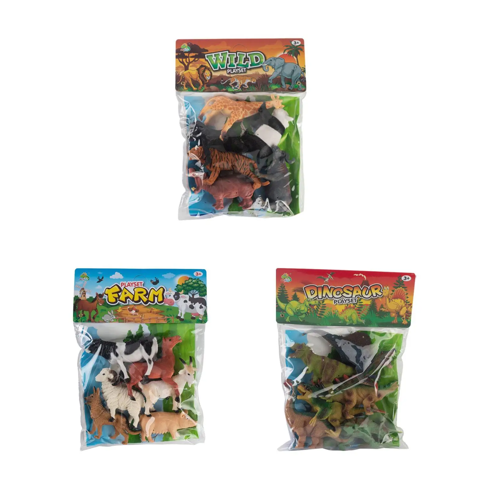 6 шт., игрушечные фигурки животных
6 шт., игрушечные фигурки животных