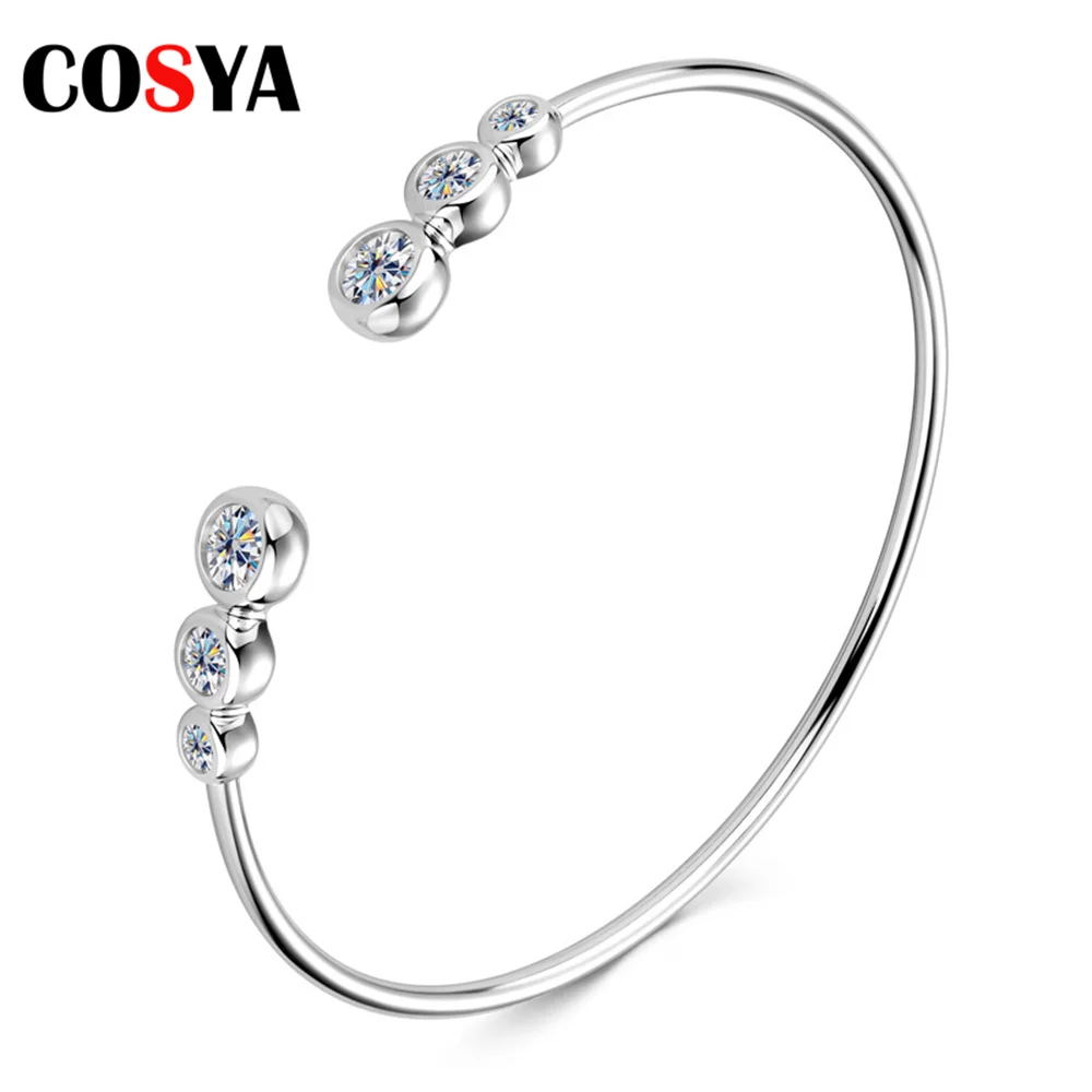 COSYA 925 Sterling Silver Bracelet Moissanite Luxury Bracelets 1.8ct D Color Diamond Bangles For Women Wedding Gift Fine Jewelry
COSYA 925 Sterling Silver Bracelet Moissanite Luxury Bracelets 1.8ct D Color Diamond Bangles For Women Wedding Gift Fine Jewelry