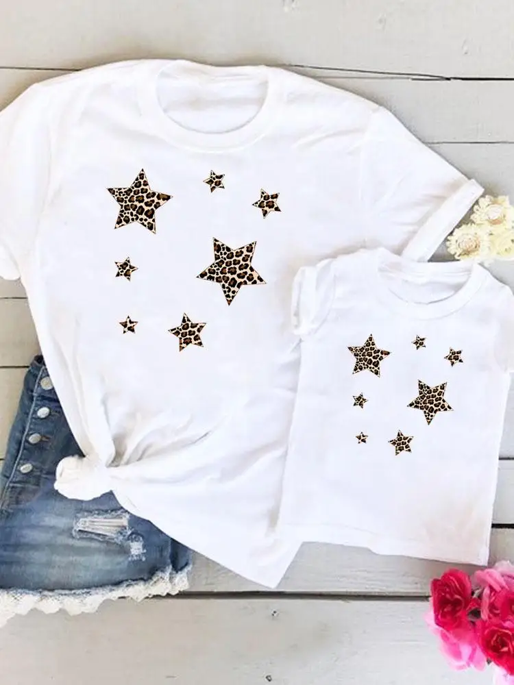 Leopard Star Clothing Tee Family Matching Outfits 90s Summer Women Kid Child Mom Mama Mother Tshirt Clothes Graphic T-shirt
Leopard Star Clothing Tee Family Matching Outfits 90s Summer Women Kid Child Mom Mama Mother Tshirt Clothes Graphic T-shirt