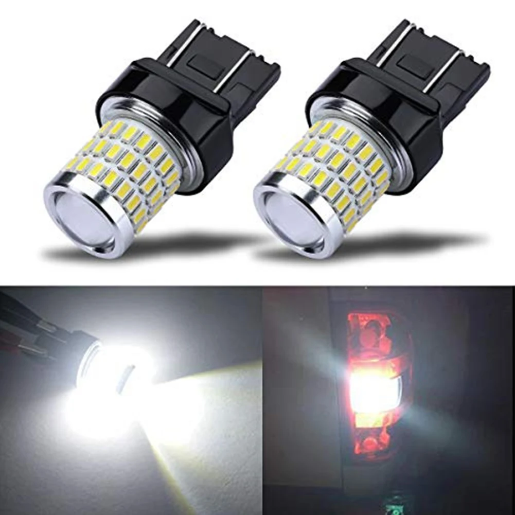 2pcs 3157 Car LED Light 3014 54smd 3030 High Brightness Reversing Turn Signal Light White Light Car Accessories
2pcs 3157 Car LED Light 3014 54smd 3030 High Brightness Reversing Turn Signal Light White Light Car Accessories