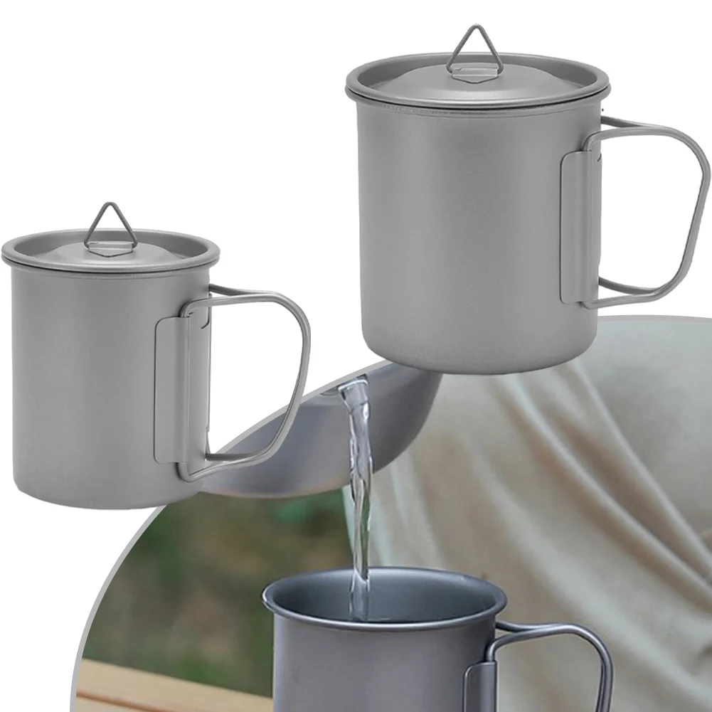 300/450ML Titanium Cup With Lid Hot Sale Portable Camping Coffee Mug Ultralight Beer Cup With Foldable Grip Handle & Mesh Storag
300/450ML Titanium Cup With Lid Hot Sale Portable Camping Coffee Mug Ultralight Beer Cup With Foldable Grip Handle & Mesh Storag