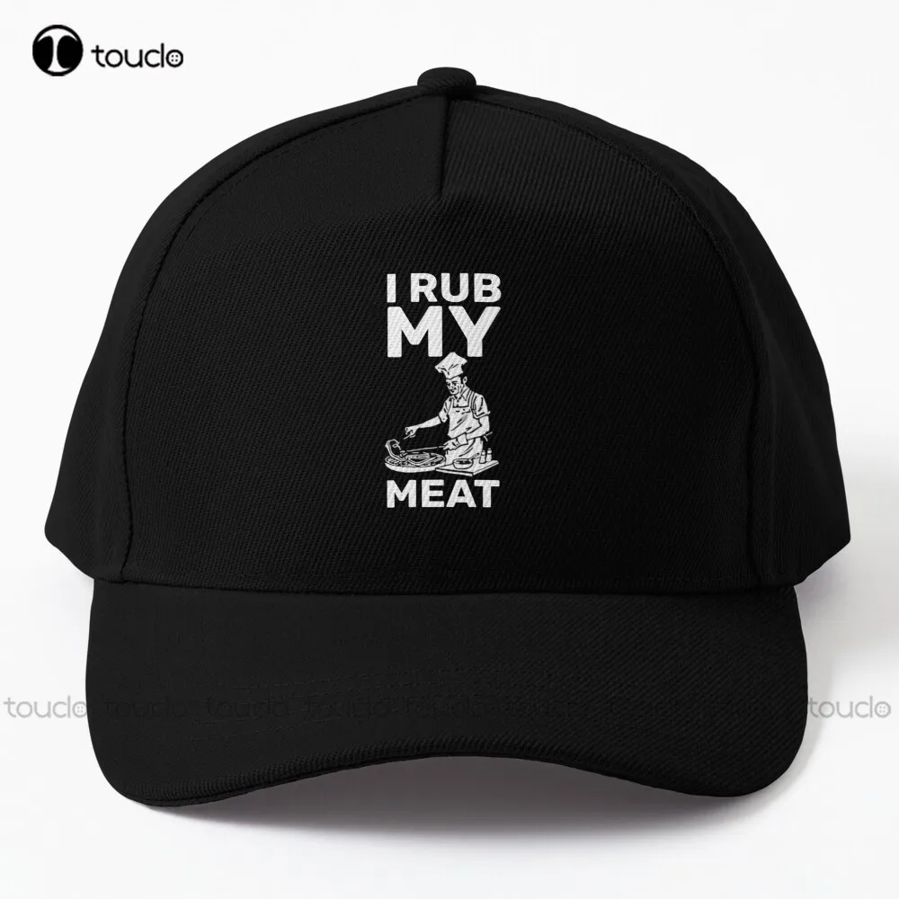 

I Rub My Meat Baseball Cap Dog Hats Street Skateboard Harajuku Gd Hip Hop Custom Gift Outdoor Cotton Caps Funny Colorful Sports