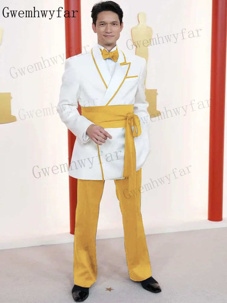 Gwenhwyfar белый мужской костюм смокинги для жениха на выпускной Свадебный Мужской Костюм приталенный формальный костюм для мужчин приталенный (пиджак + брюки)
Gwenhwyfar белый мужской костюм смокинги для жениха на выпускной Свадебный Мужской Костюм приталенный формальный костюм для мужчин приталенный (пиджак + брюки)