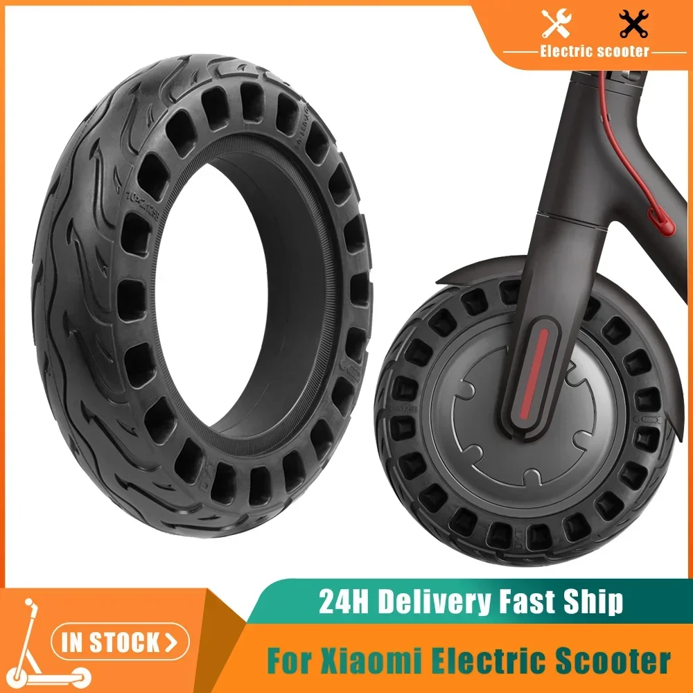 

10x2.125 10 Inch Honeycomb Solid Tire Electric Scooter for Xiaomi Mijia M365 Kickscooter Non-Pneumatic Anti-puncture Tires