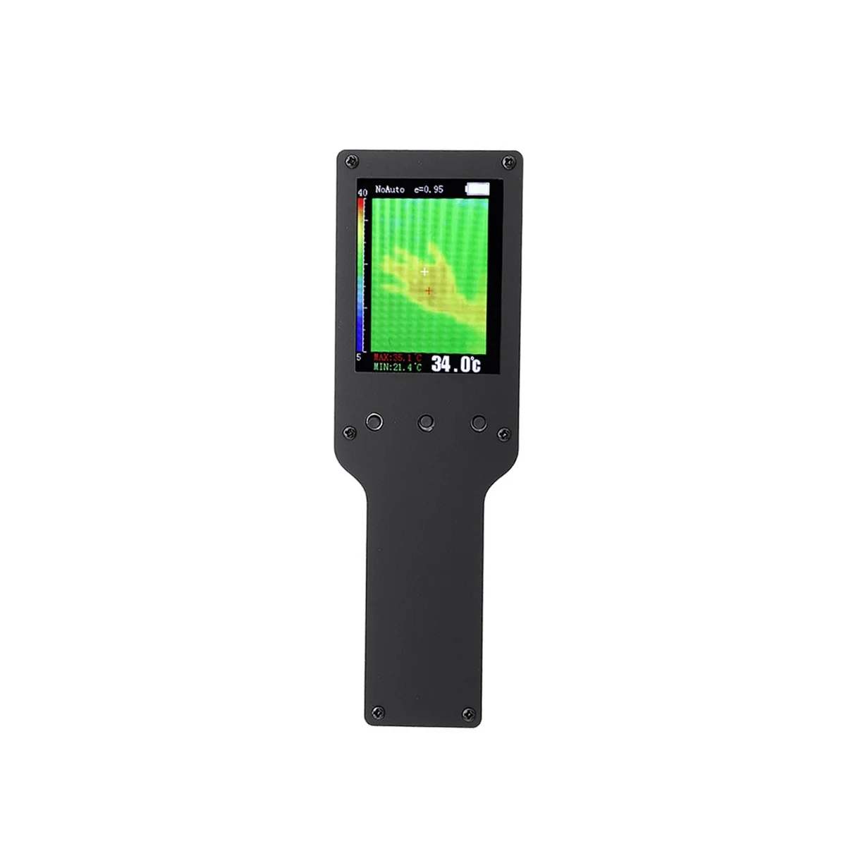 MLX90640 2.4 Inch 32 x 24 Infrared Thermal Imager Handheld Thermograph Thermal Infrared Temperature Sensor Black
MLX90640 2.4 Inch 32 x 24 Infrared Thermal Imager Handheld Thermograph Thermal Infrared Temperature Sensor Black