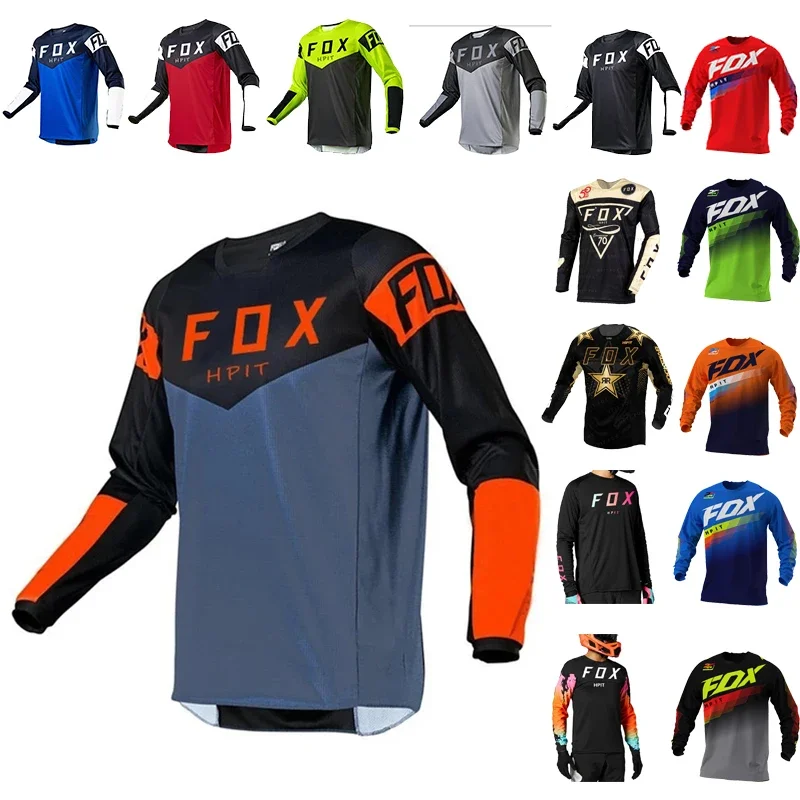 2024 Men's Downhill Jerseys Hpit Fox Mountain Bike MTB Shirts Offroad DH Motorcycle Jersey Motocross Sportwear Racing Bik 
2024 Men's Downhill Jerseys Hpit Fox Mountain Bike MTB Shirts Offroad DH Motorcycle Jersey Motocross Sportwear Racing Bik