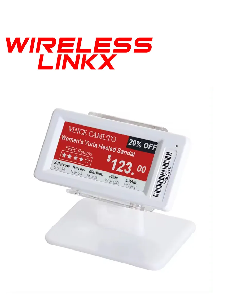 2.13-inch electronic shelves display supermarket shelf prices on electronic ink screen price tags
2.13-inch electronic shelves display supermarket shelf prices on electronic ink screen price tags
