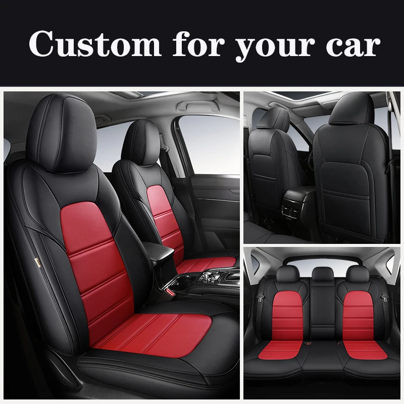 

Custom Car Seat Cover For Mazda 3 Bk Bl Cx4 Cx7 6 Cx5 Atenza Cx3 Cx30 Luxury Leather Man Woman Gifts Auto Interior Accessories