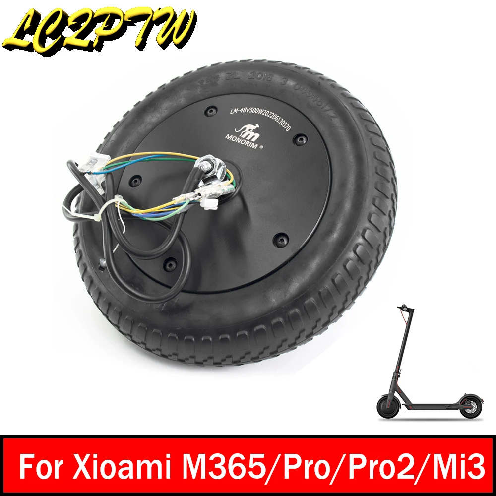 

Monorim 48v 500w High Torque Motor Explosion-Proof Tire for Xiaomi M365 1S Pro Pro2 Mi3 E-Scooter Engine Motor Fixed Wheel