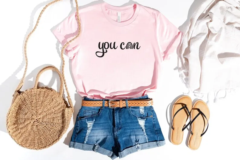 Skuggnas You Can Graphic Cotton T-shirt Inspirational t shirt Self Love Shirt Gift for Woman Self Care Shirt Fashion Girls top
Skuggnas You Can Graphic Cotton T-shirt Inspirational t shirt Self Love Shirt Gift for Woman Self Care Shirt Fashion Girls top