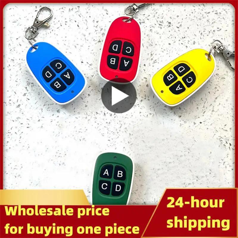 

Garage Door Remote Control 433MHz 4 Keys Copy Universal Remote Control Cloning electric gate Remote Controller Duplicator Key