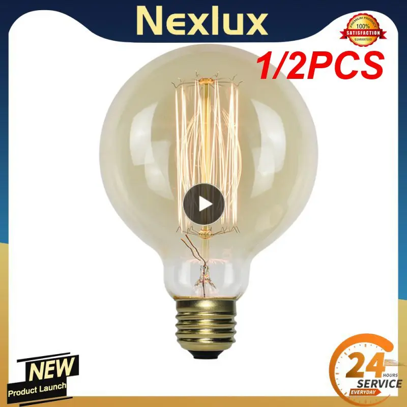 

1/2PCS Edison Bulb E27 40W 60W 80W 220V C35 ST64 T45 BT53 A60 G80 G95 G125 Filament Incandescent Light Ampoule Vintage Lamp For