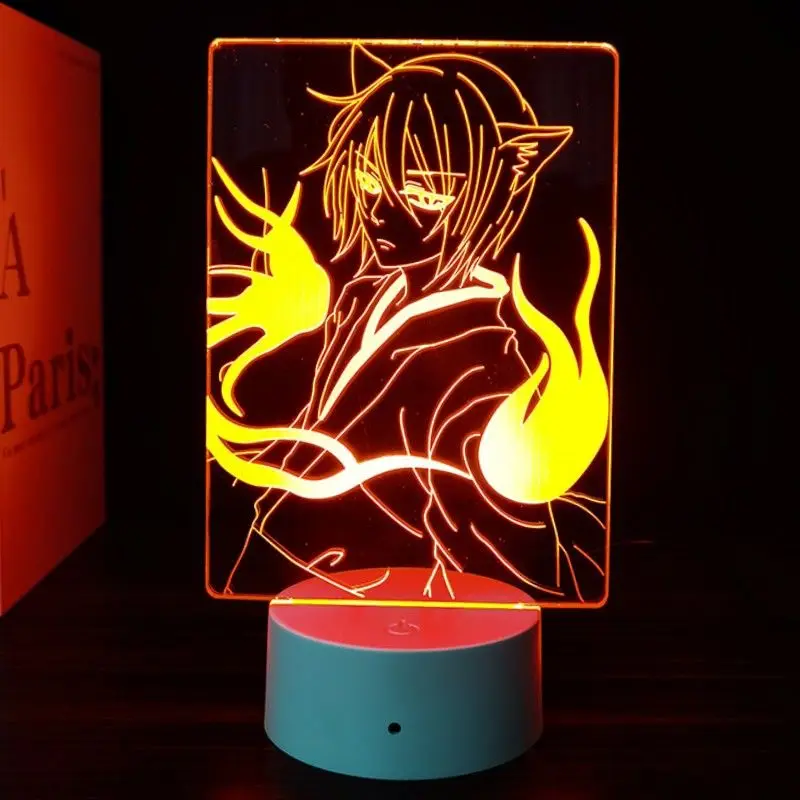 

Acrylic 3D Lamp Anime Kamisama Kiss Tomoe For Bedroom Decor Night Light Children's Birthday Gift Room Desk Led Lamp Manga Tomoe