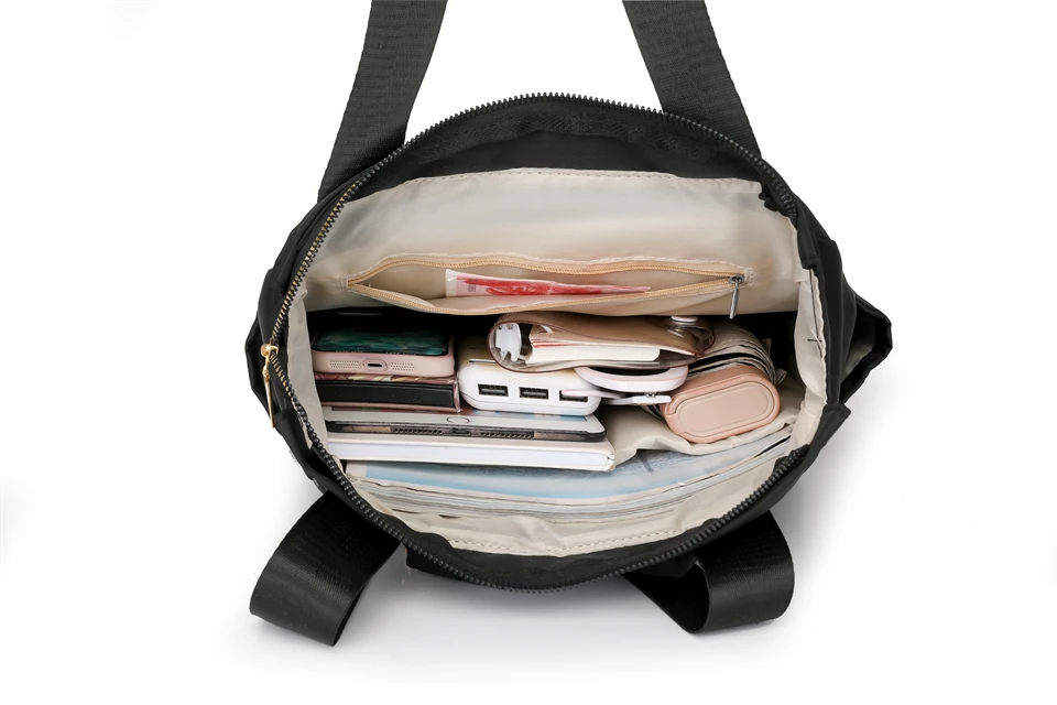 Casual Daypack for Women Shoulder Bag Waterproof Nylon Backpack Large Capacity School Bag Bookbag Fashion Ladies Travel Bags Casual Daypack for Women Shoulder Bag Waterproof Nylon Backpack Large Capacity School Bag Bookbag Fashion Ladies Travel Bags