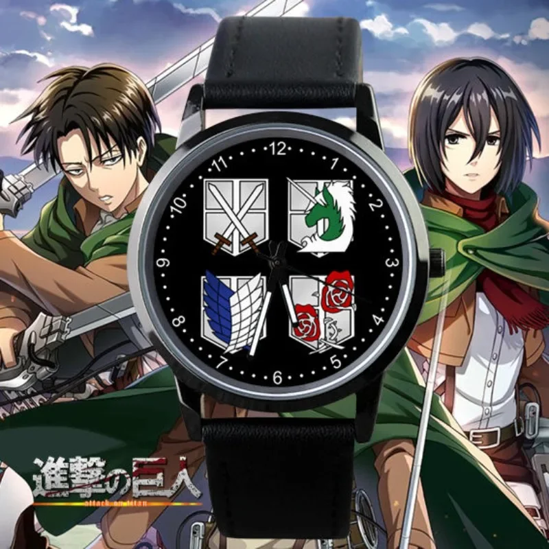 Attack On Titan Anime EREN MIKASA Investigation Corps Fashion Waterproof Student Watch Exam Special Table Christmas SurpriseGift
Attack On Titan Anime EREN MIKASA Investigation Corps Fashion Waterproof Student Watch Exam Special Table Christmas SurpriseGift