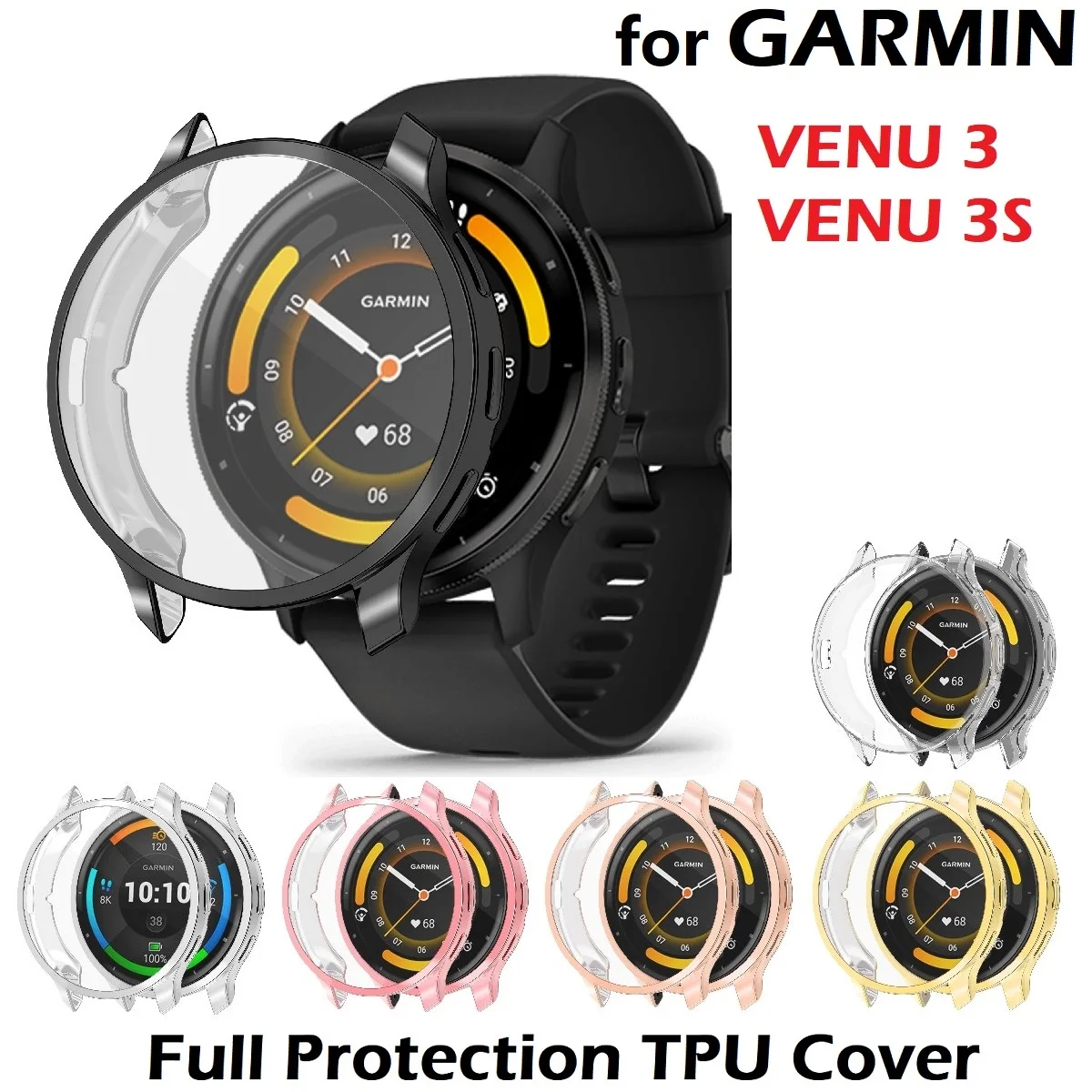 30 шт., Защитные чехлы для смарт-часов Garmin шнур 3/шнур 3s, полноэкранное покрытие, Противоударная мягкая искусственная кожа
30 шт., Защитные чехлы для смарт-часов Garmin шнур 3/шнур 3s, полноэкранное покрытие, Противоударная мягкая искусственная кожа