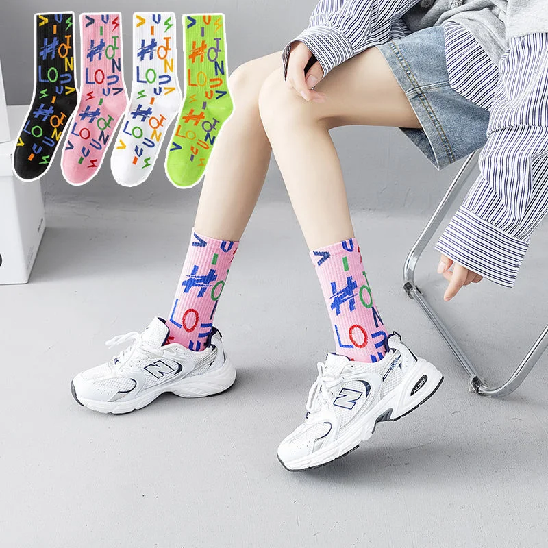 Socks Men and Women All-match High-top Trend Personality Fashion Korean Version of The Tube Socks Ins Tide Brand Couple WOMEN
Socks Men and Women All-match High-top Trend Personality Fashion Korean Version of The Tube Socks Ins Tide Brand Couple WOMEN