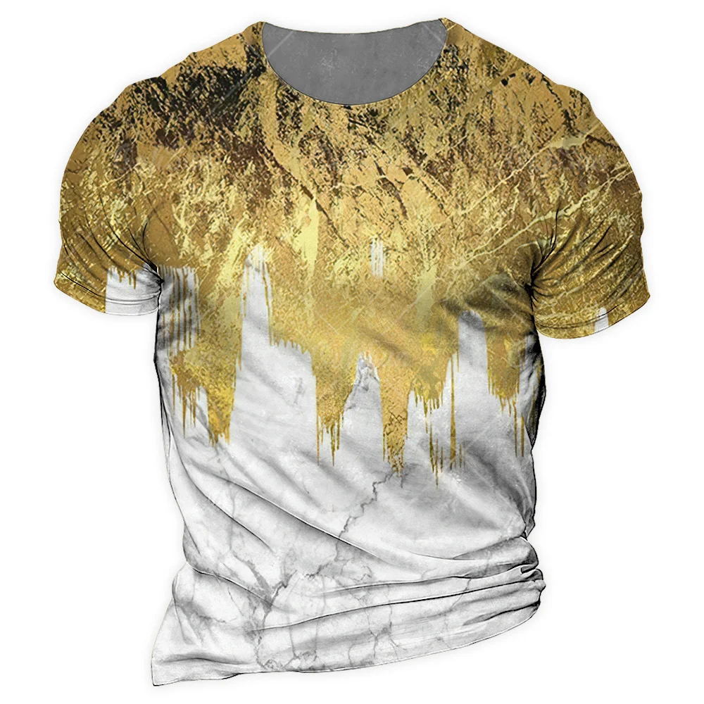 Vintage Men'S T-Shirt Gold Graphics Tees 3d Printed Short Sleeve Top Summer Men Clothing Contrast Streetwear Oversized Tshirts
Vintage Men'S T-Shirt Gold Graphics Tees 3d Printed Short Sleeve Top Summer Men Clothing Contrast Streetwear Oversized Tshirts