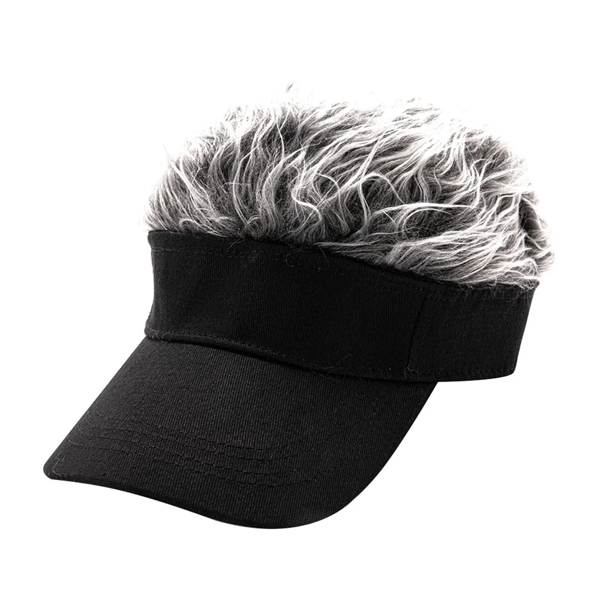 Unisex Fashion Wig Caps Concise Sun Visors Street Hip Hop Baseball Cap Sun Snapback Hats Fake Hair Casquette Black+Gray
Unisex Fashion Wig Caps Concise Sun Visors Street Hip Hop Baseball Cap Sun Snapback Hats Fake Hair Casquette Black+Gray