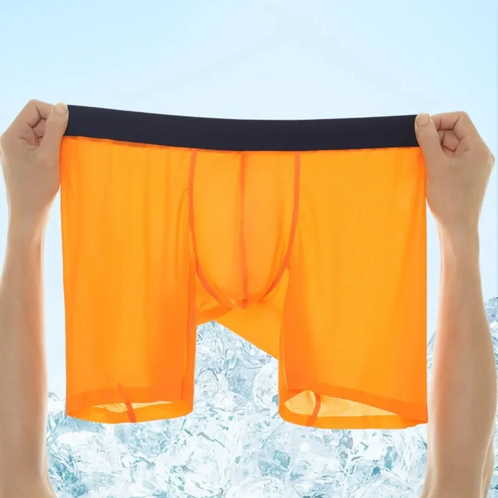 Sexy Men Ultra-Thin Underwear Middle Waist Shorts Bulge Pouch Panties Long Boxers Briefs Hombre Breathable Underpants
Sexy Men Ultra-Thin Underwear Middle Waist Shorts Bulge Pouch Panties Long Boxers Briefs Hombre Breathable Underpants