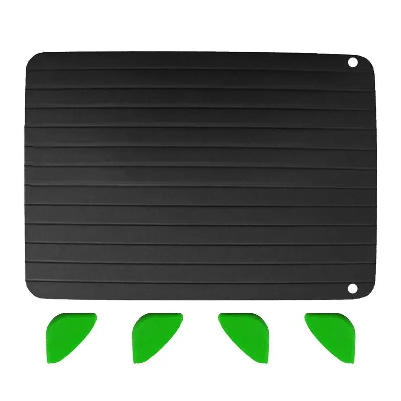 Meat Defroster Aluminum Meat Thawing Tray For Frozen Meat Food Tray Aluminium Plate With 4 Rubber Pads For Thawing Frozen Meats
Meat Defroster Aluminum Meat Thawing Tray For Frozen Meat Food Tray Aluminium Plate With 4 Rubber Pads For Thawing Frozen Meats